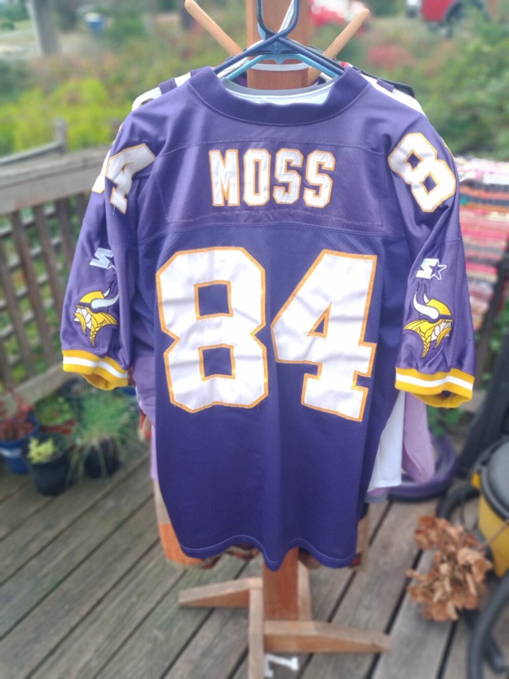 1998 Rookie Randy Moss Jersey NFL Starter Pro Line Minnesota Vikings Football